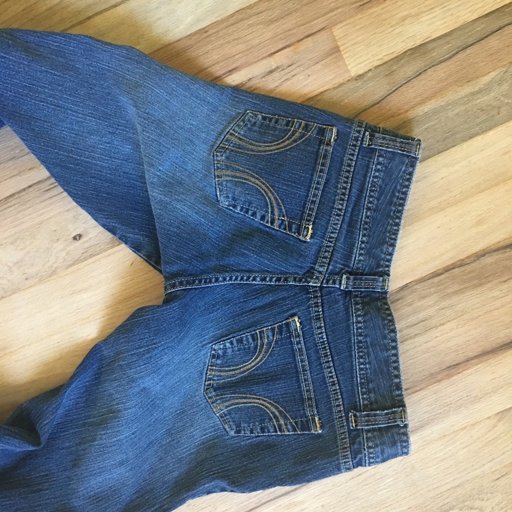 Bell Bottom Jeans Upcycled Jeans. Boho Bell Bottom View 3